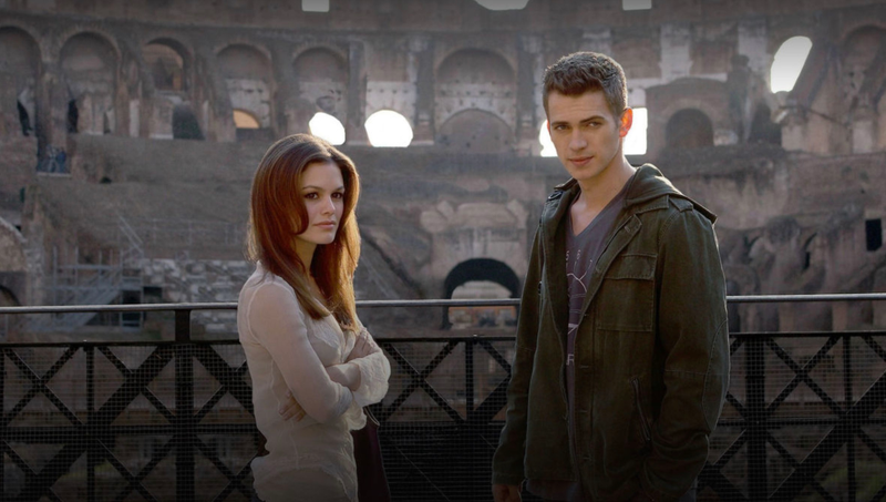 Rachel Bilson and Hayden Christensen in Jumper.
